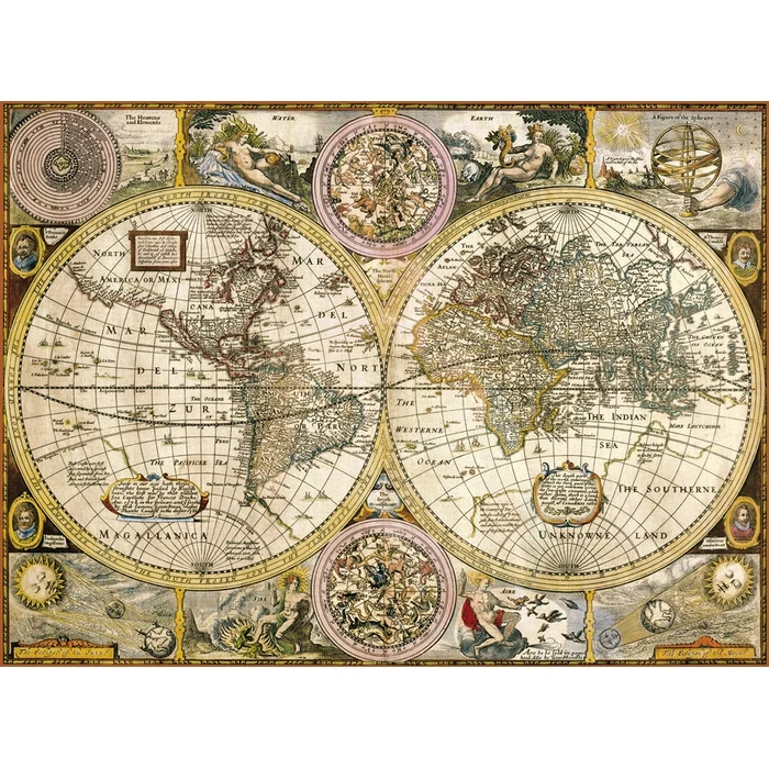 Old Map - 3000 pièces