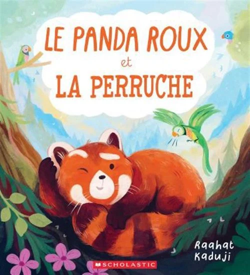 Le Panda roux et la perruche