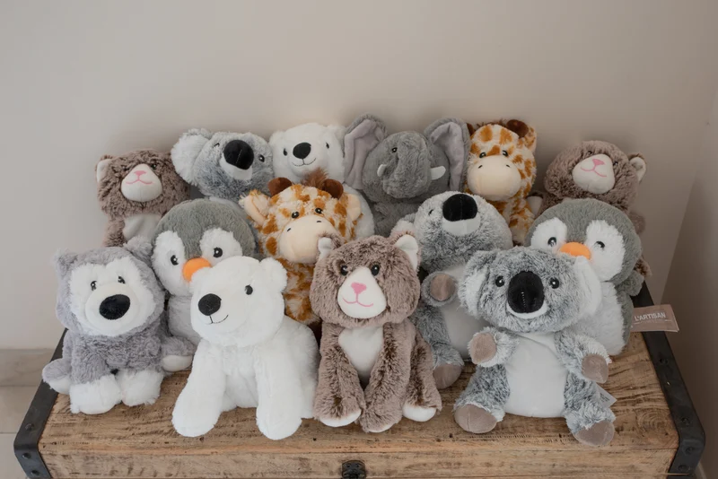Peluche bouillotte ours polaire