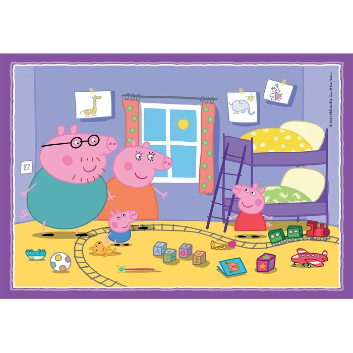 Peppa Pig - 1x12 + 1x16 + 1x20 + 1x24 pièces
