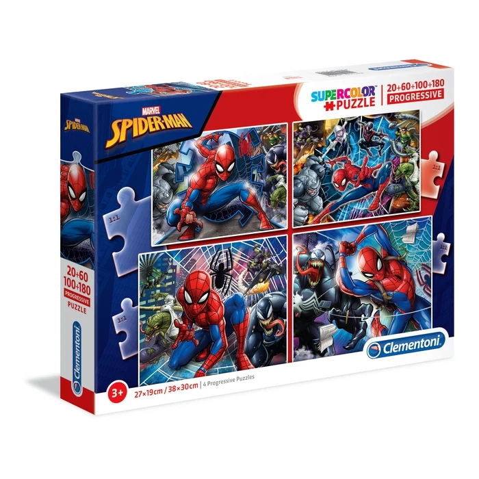 Marvel Spider-Man - 1x20 + 1x60 + 1x100 + 1x180 pièces