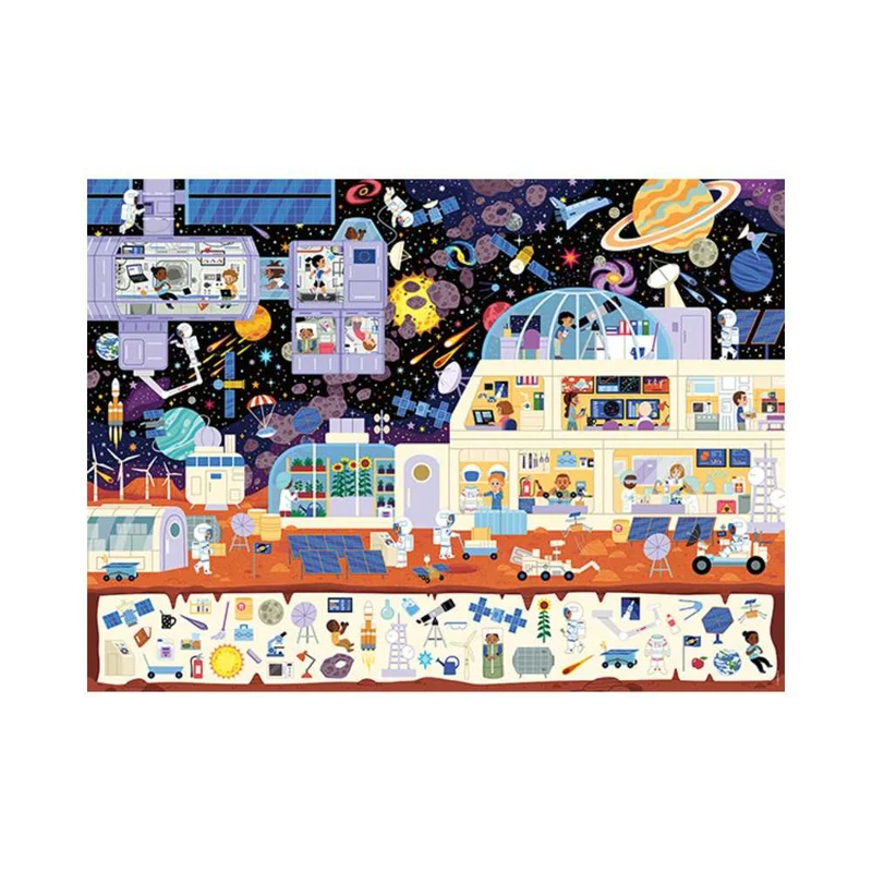 Dans l'espace (Cherche et trouve) (150 pcs)