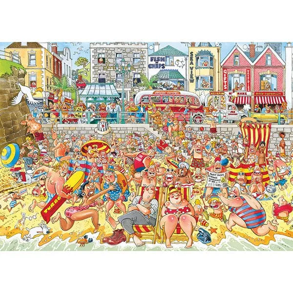 Wasgij Retro Orginal 8 - Marée haute | High Tide! (1000pcs)