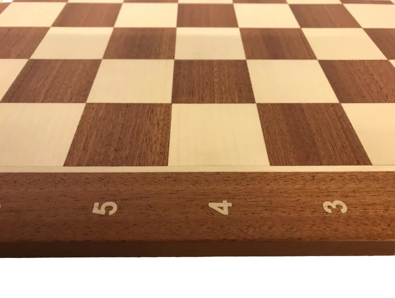 Echiquier Compétition Acajou - Lettré-Chiffré