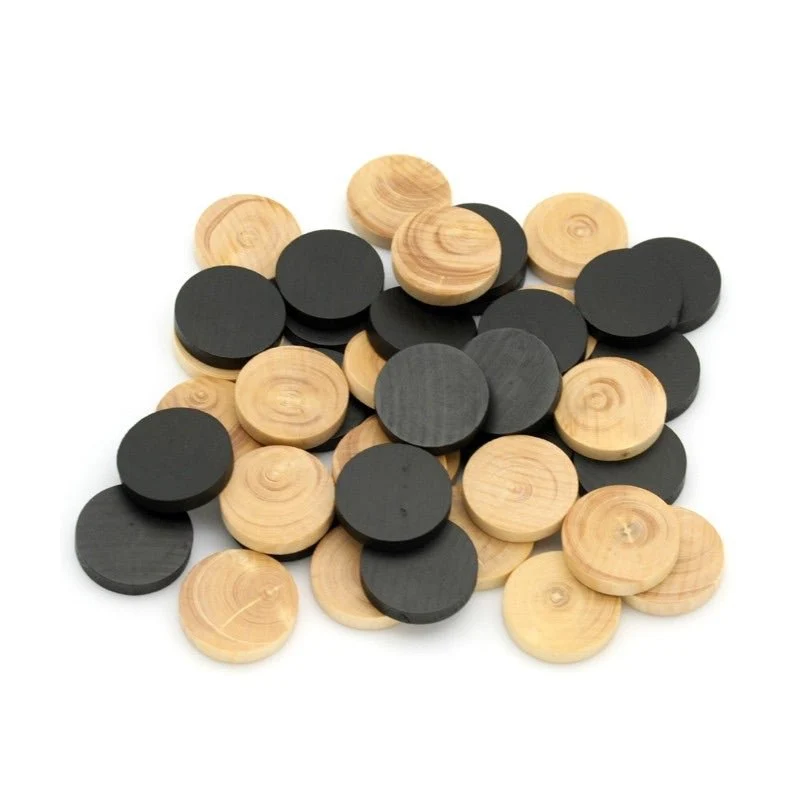 Pions de jacquet en buis - 50 mm