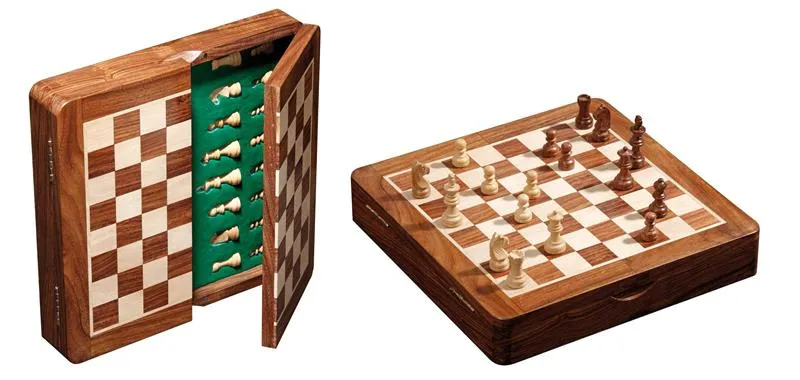 Coffret d'échecs magnétique - Sheesham