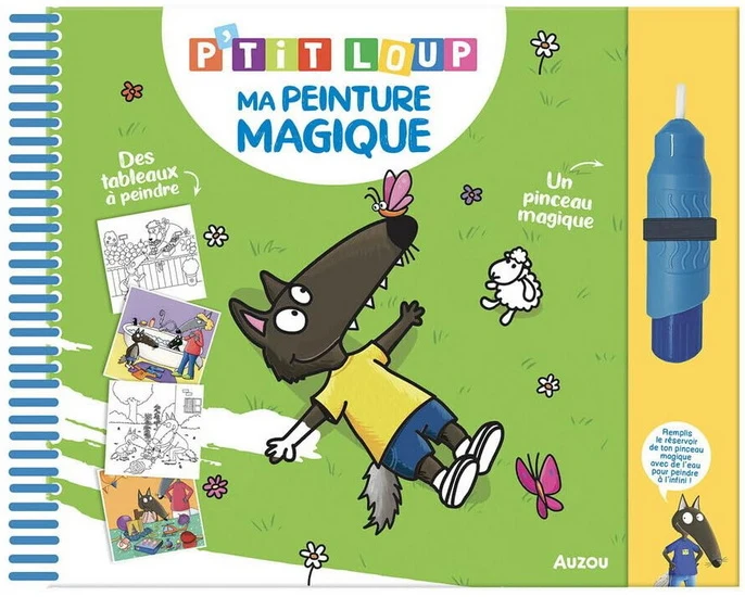 P'tit Loup-Ma peinture magique