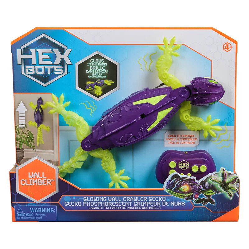 Gecko grimpeur de murs - Brille dans le noir