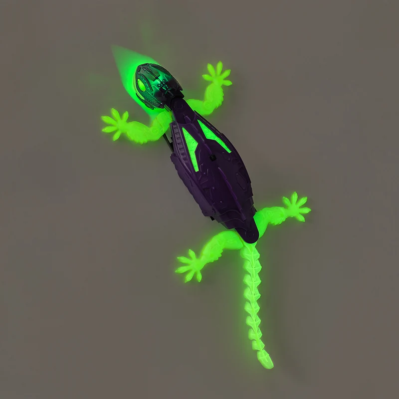 Gecko grimpeur de murs - Brille dans le noir