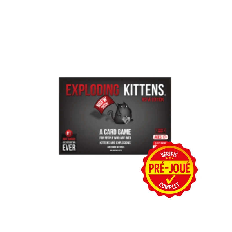Exploding Kittens NSFW (pré-joué) (EN)