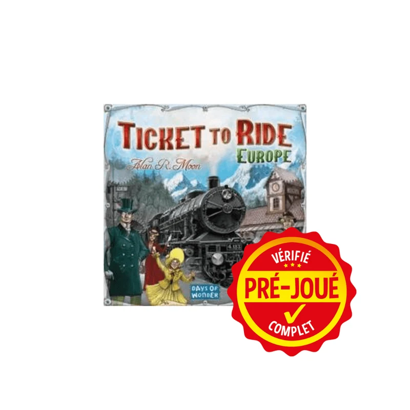 Ticket to Ride: Europe (pré-joué) (EN)