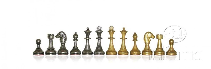 Pièces d'échecs en métal - Mignon - Taille 1 - Ital Fama