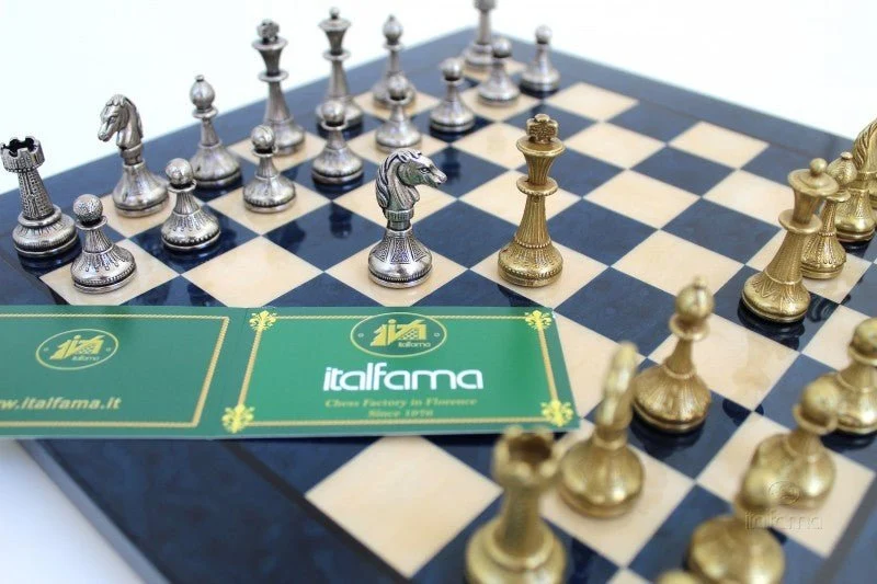 Pièces d'échecs en métal - Mignon - Taille 1 - Ital Fama