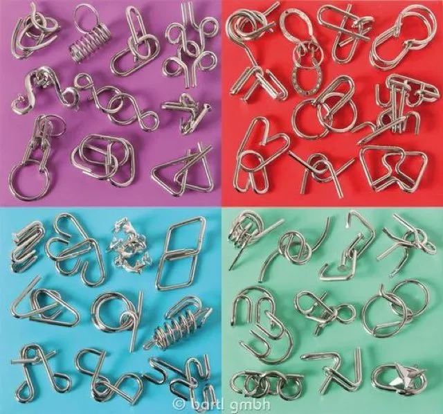 Set de 10 casse-têtes métal - PM