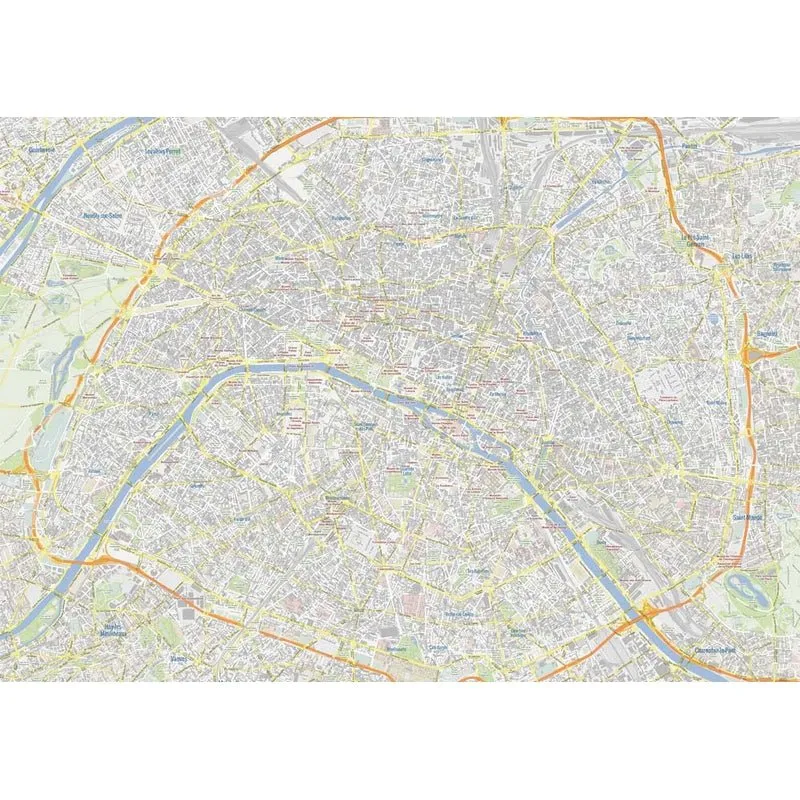 Puzzle 1000 p - Plan de Paris - My Puzzle