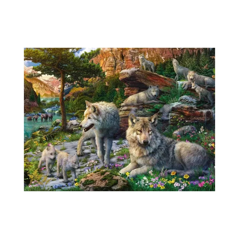 Wolves in Spring (1500 pcs)