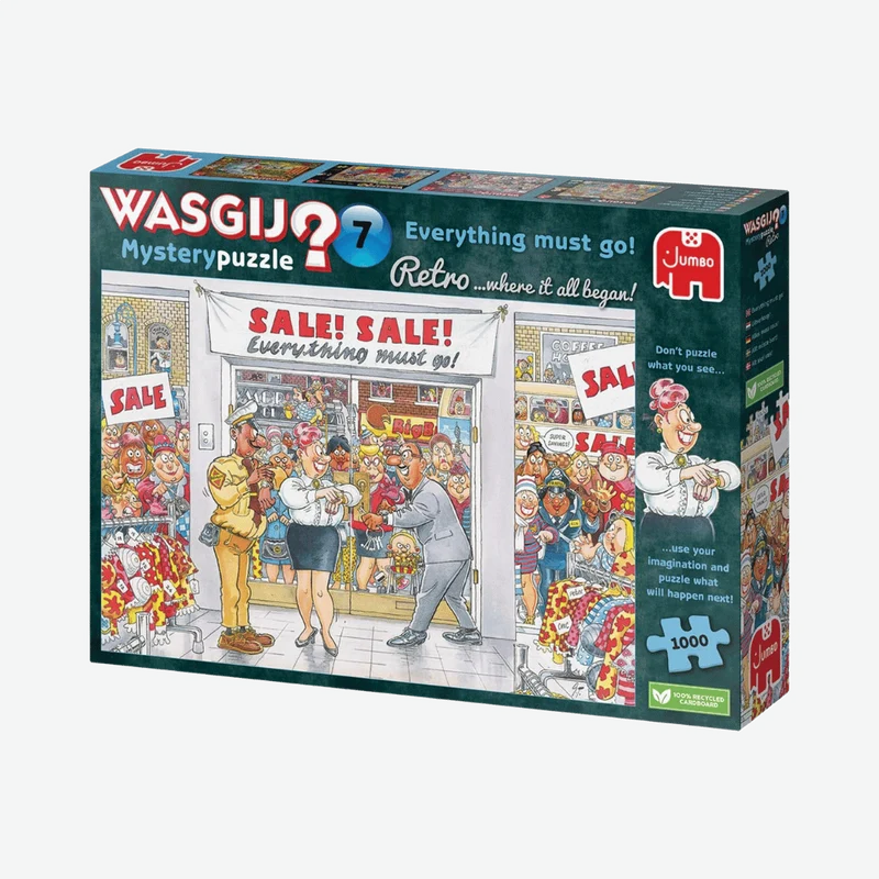 Wasgij - Retro Mystery #7 - Tout doit partir | Everything Must Go (1000 pcs)