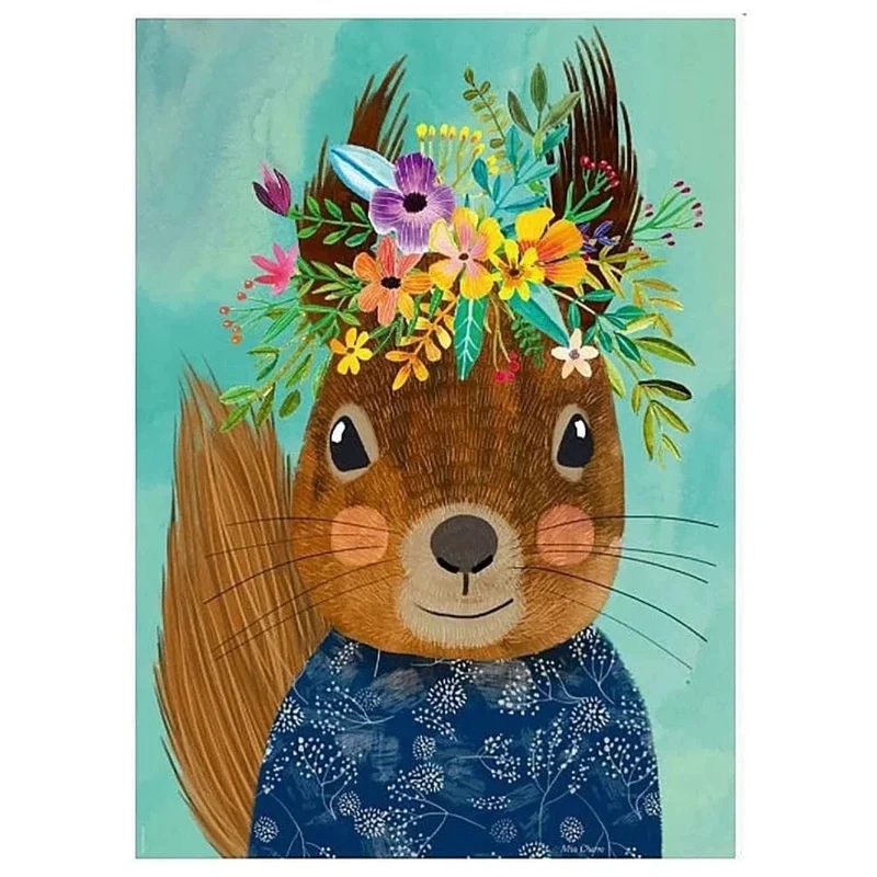 Floral Friends, Sweet Squirrel (1000 pcs)