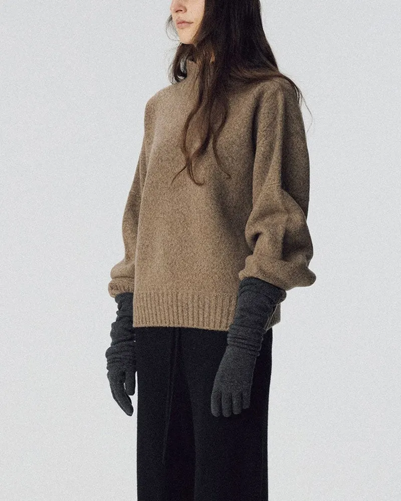 Nothing Written - Pull En Laine - Taupe