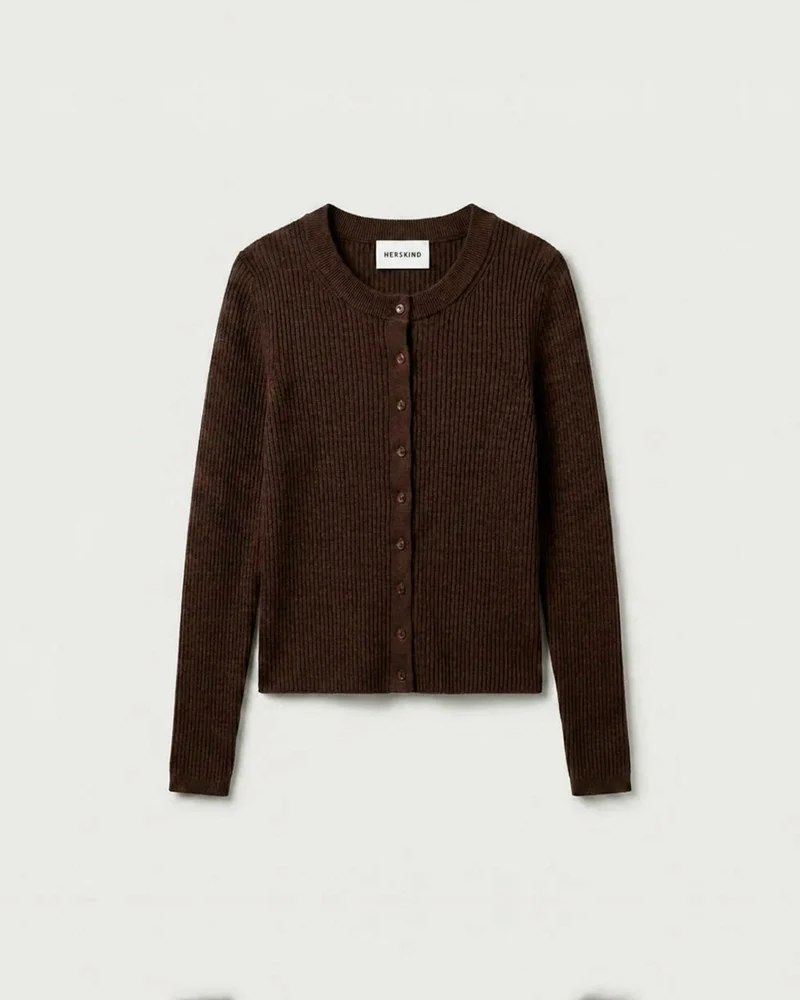 Herskind - Cardigan Brooks - Café