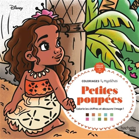 Coloriages mystères Disney Petites poupées