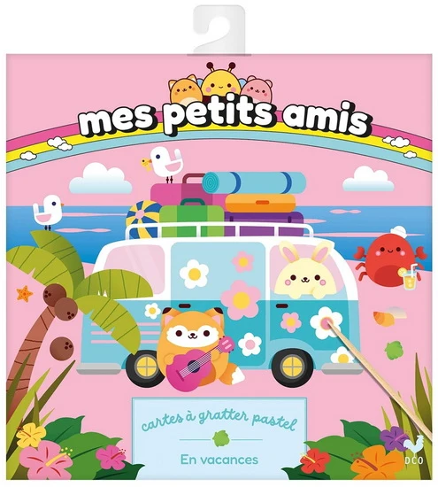 Mes petits amis : mes cartes à gratter en vacances