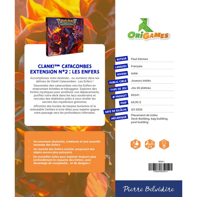 Clank! Catacombes - Ext. 2 Les Enfers (FR)