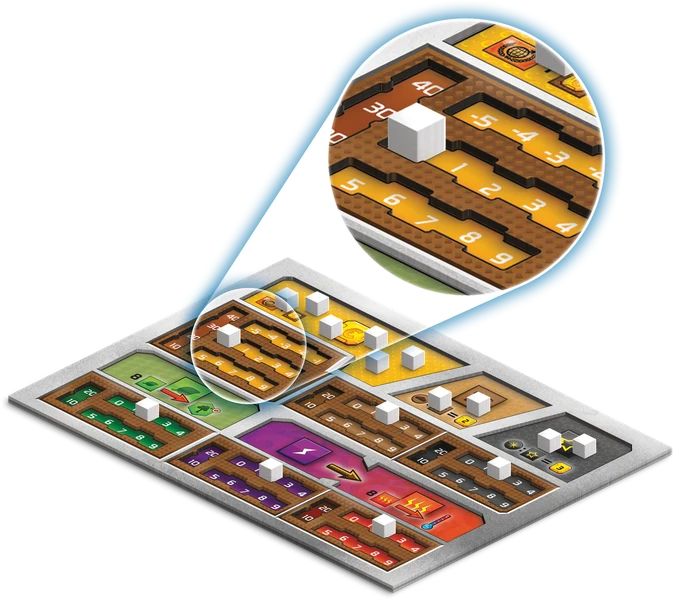 Terraforming Mars - Deluxe Playerboard