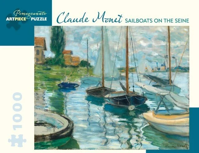 Puzzle Pomegranate - 1000 p - Voiliers sur la Seine - Monet