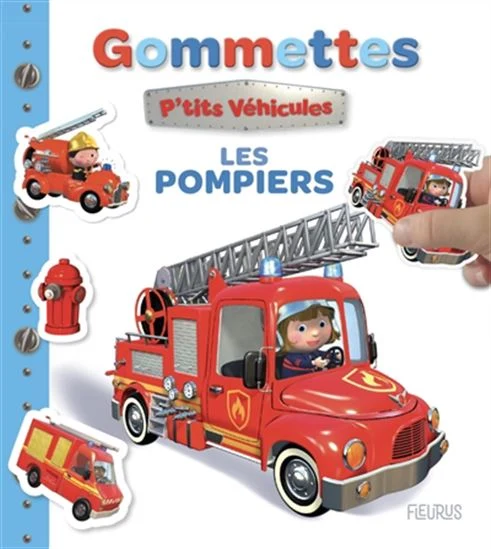 P'tits véhicules gomettes- Les pompiers