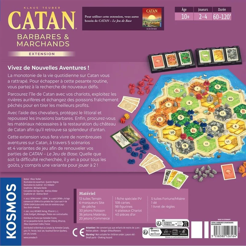 Catan - Barbares et Marchands (Ext.) (Edition 2025)