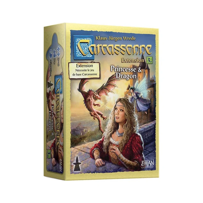 Carcassonne : Princesse et Dragon (Ext.3)