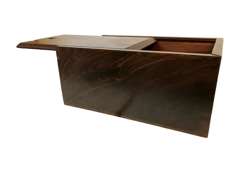 Boite d'échecs en bois - Palissandre