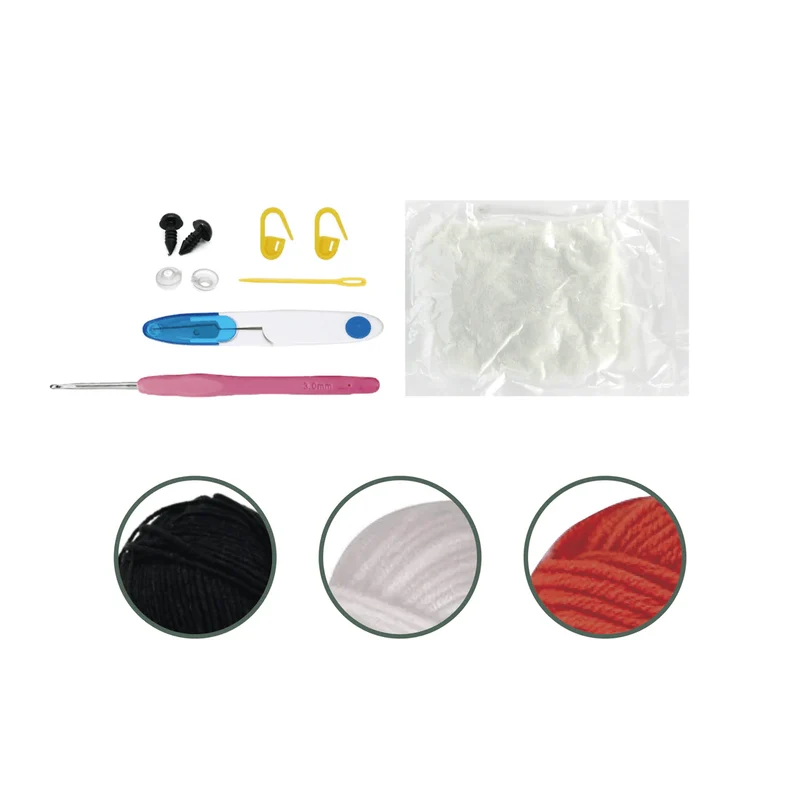 Kit DIY Crochet: Doux renard (ML)