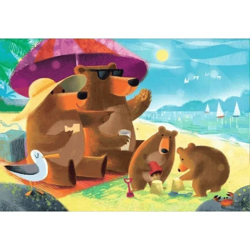 Bear Family Vacations (2x24pcs)