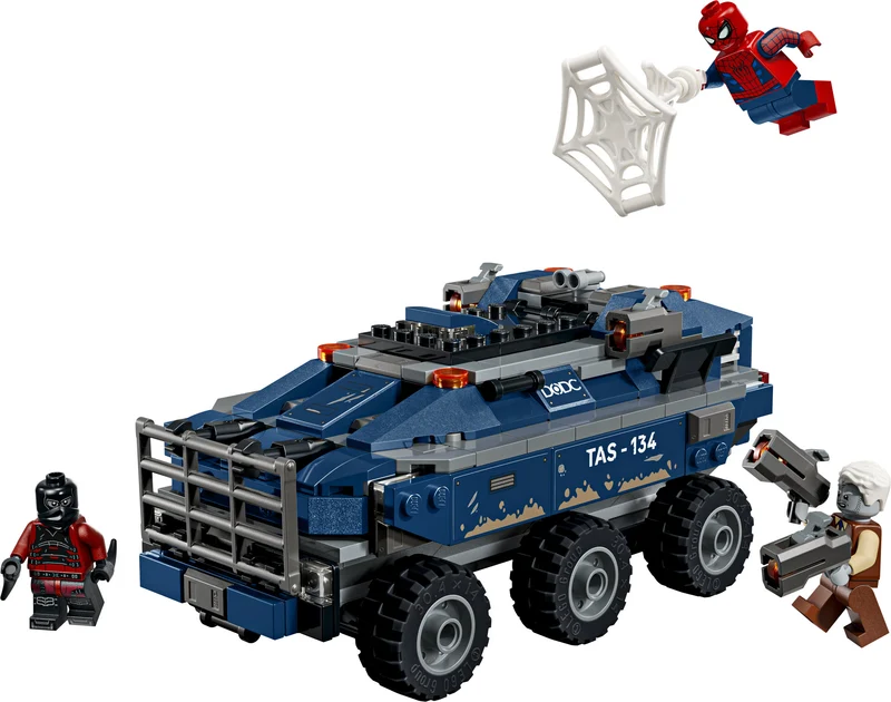 La poursuite du fourgon pénitentiaire Spider-Man
