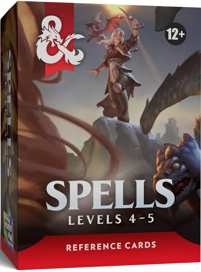 D&D Dungeons & Dragons: RPG Reference Cards Spells 3 (Levels 4-5) (EN)