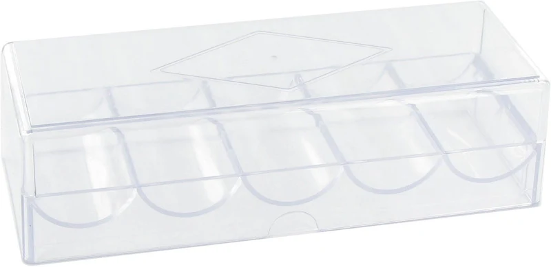 Rack pour 100 jetons avec couvercle