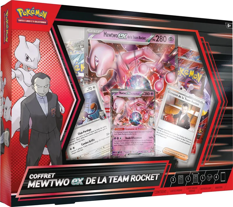 Coffret Juin 2025 - Mewtwo-Ex de la Team Rocket