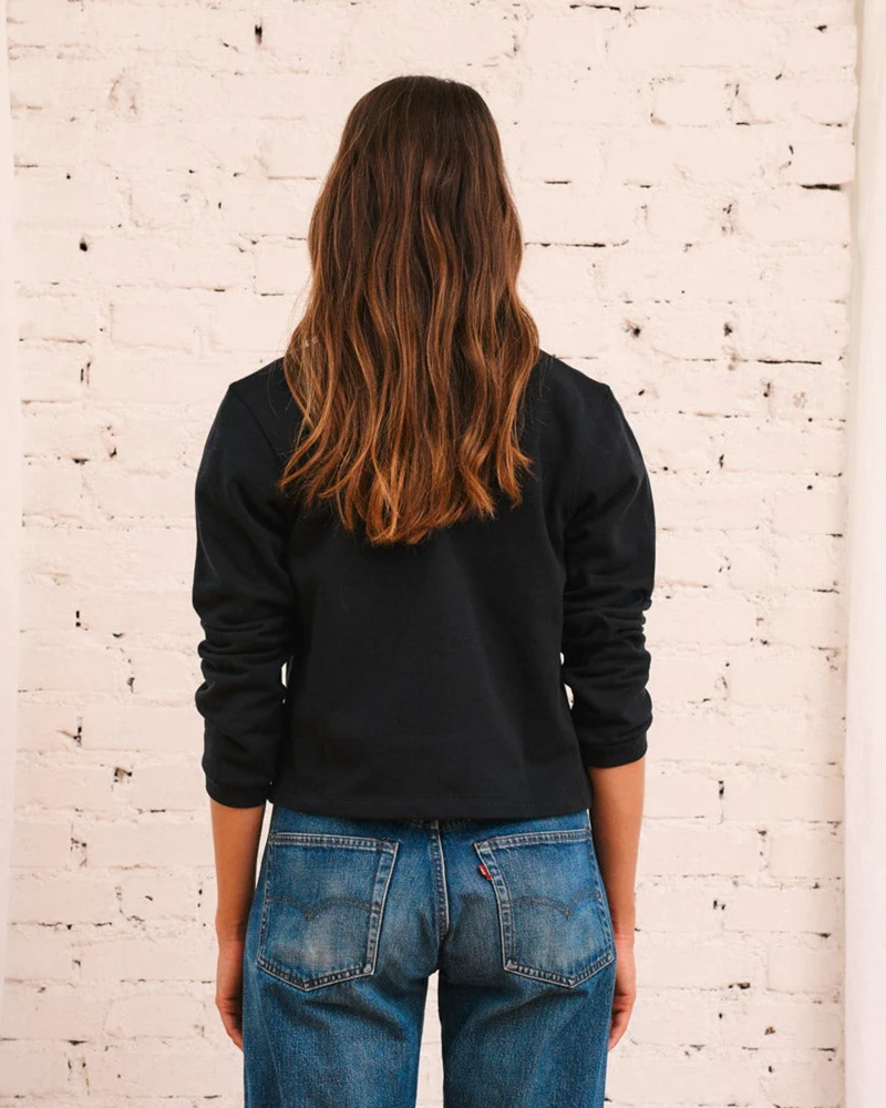 Merci - Gilet Rose - Noir