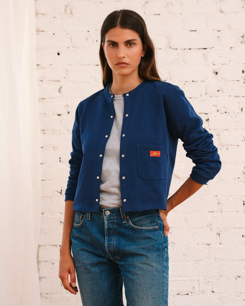 Merci - Gilet Rose - Marine