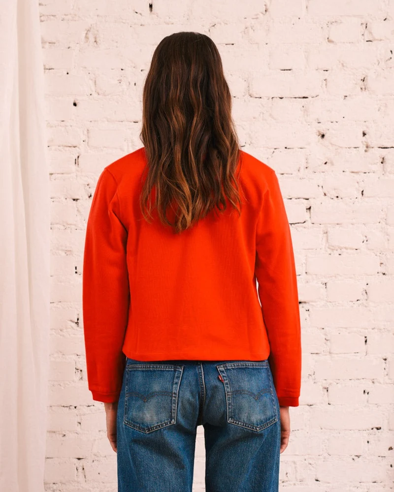 Merci - Gilet Rose - Rouge