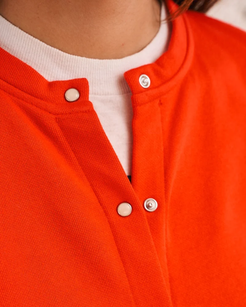 Merci - Gilet Rose - Rouge