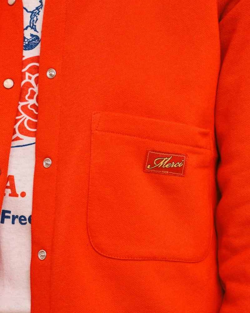 Merci - Gilet Rose - Rouge