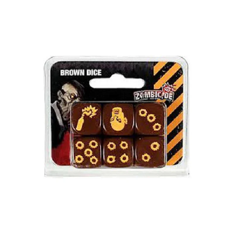 Zombicide : Set De Dés Marron