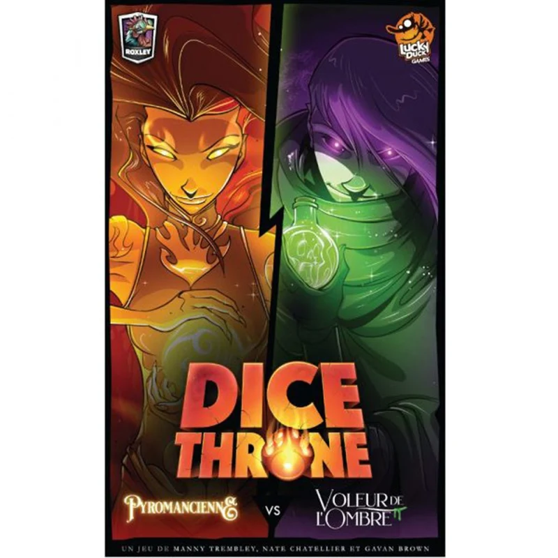 Dice Throne Saison 1 - Pyromancienne VS Voleur de l’Ombre