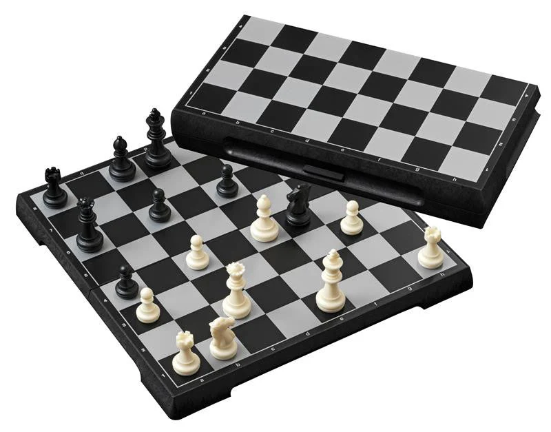 Ensemble jeu d'échecs en plastique - magnétique
