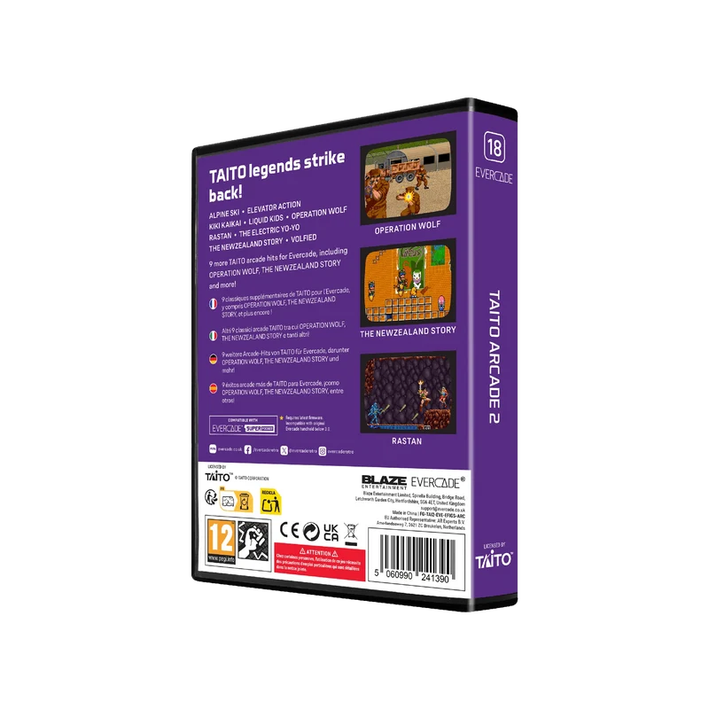 Blaze Evercade - TAITO Arcade Collection 2 - Cartouche n°18