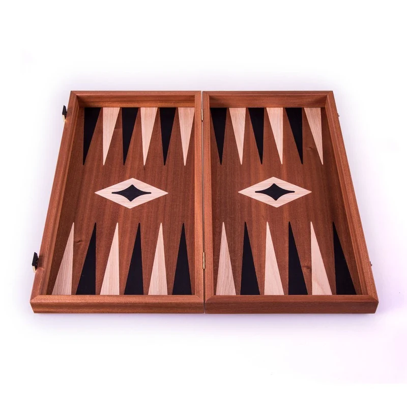 Jacquet Acajou en bois marqueté