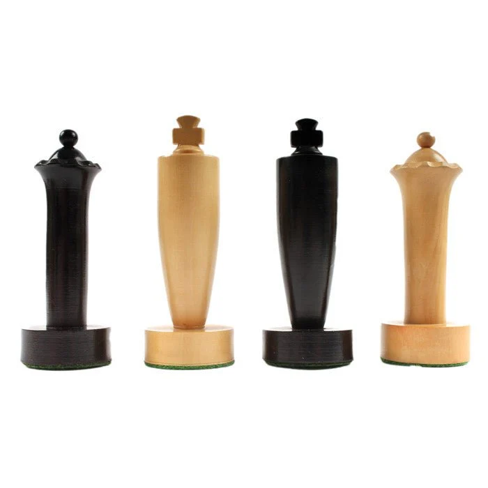 Ensemble d'échecs Berliner en sycomore et poirier teinté bois - Ulbrich